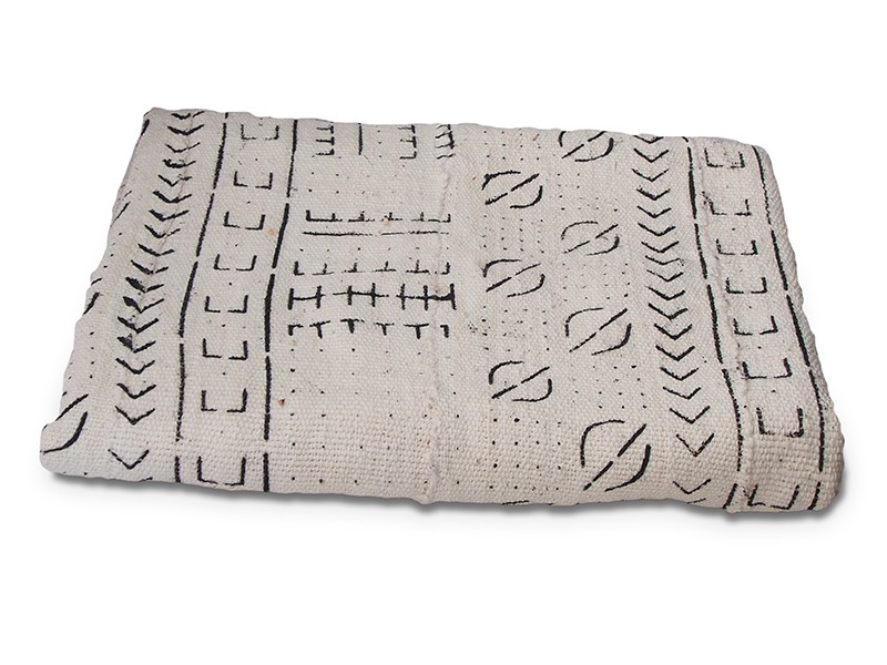 White Bogolan Mud Cloth White Bogolan Mud Cloth